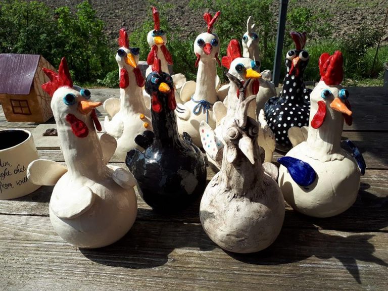 Workshop keramiek de kip of het ei clay-obscuur